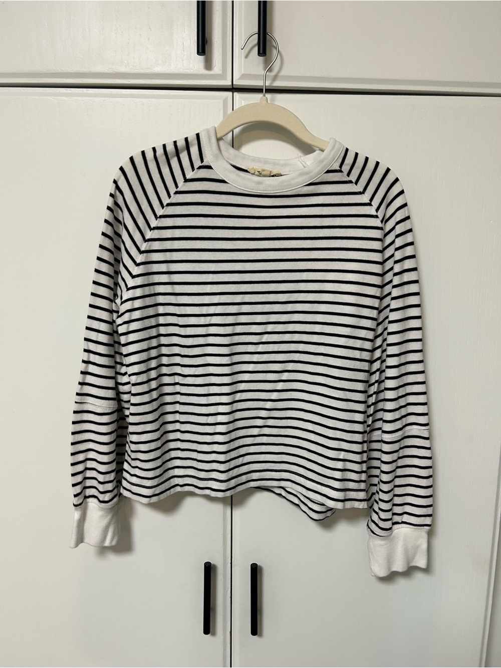 Madewell Kids Black and White Striped Long-Sleeve Tee